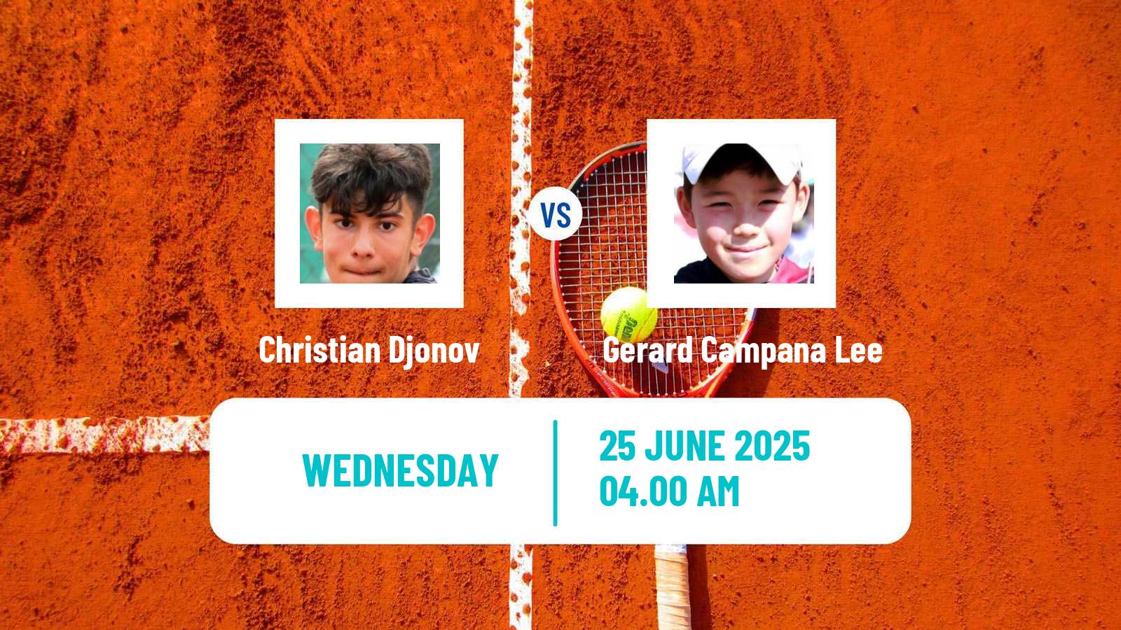 Tennis ITF M25 Brussels Men Christian Djonov - Gerard Campana Lee