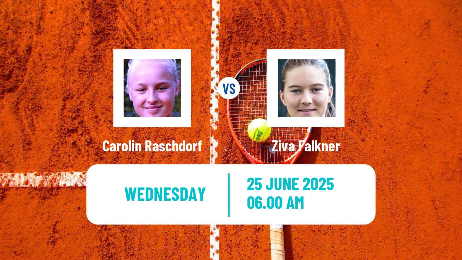 Tennis ITF W15 Kamen Women Carolin Raschdorf - Ziva Falkner