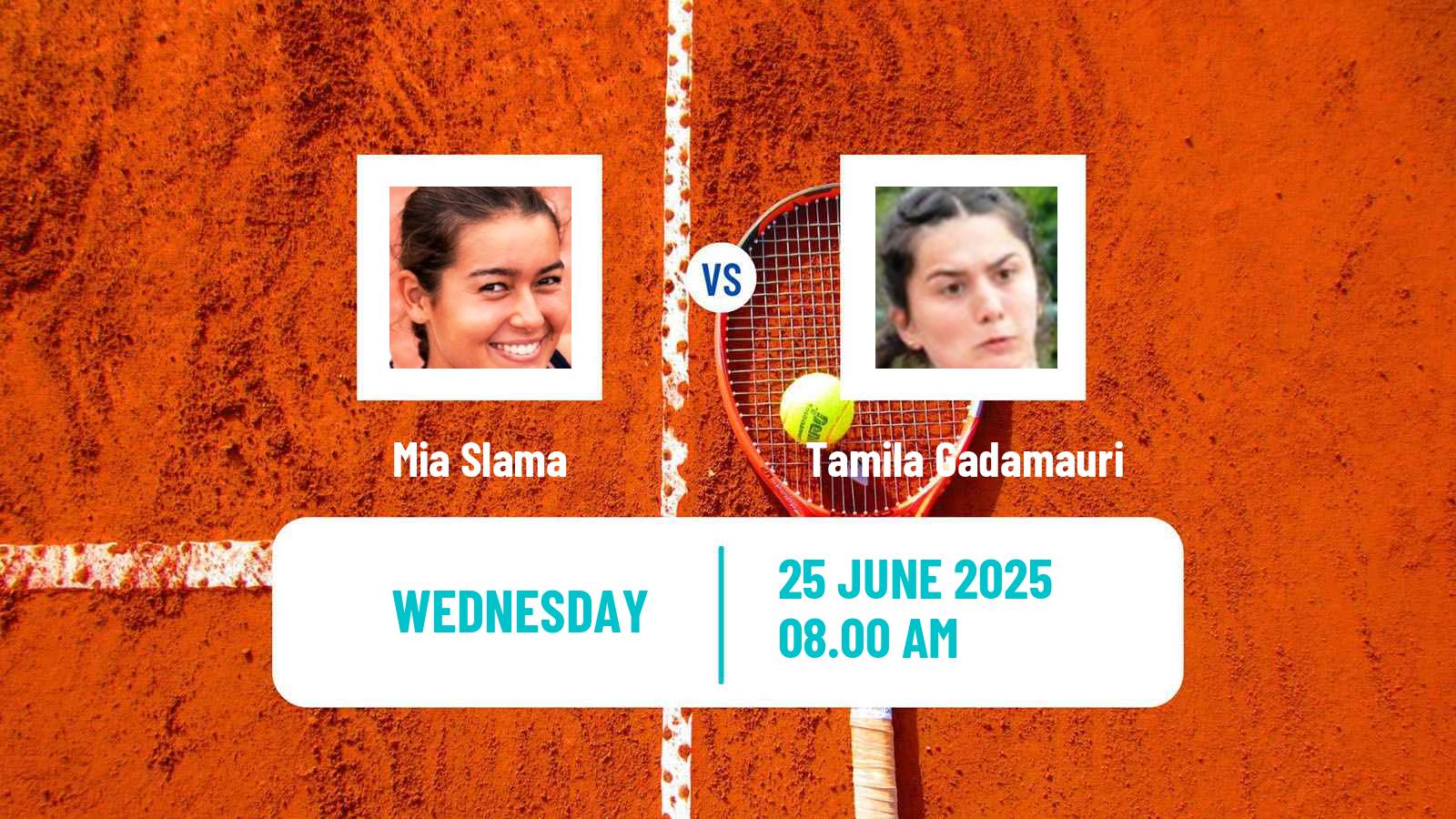 Tennis ITF W15 Kamen Women Mia Slama - Tamila Gadamauri