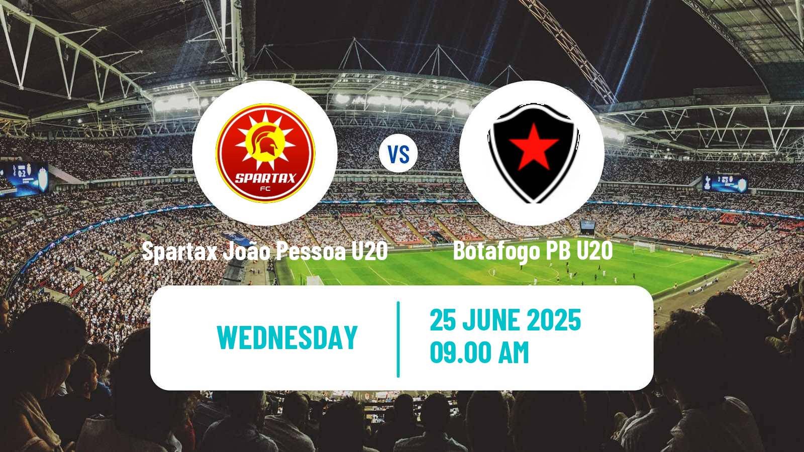 Soccer Brazilian Paraibano U20 Spartax João Pessoa U20 - Botafogo PB U20