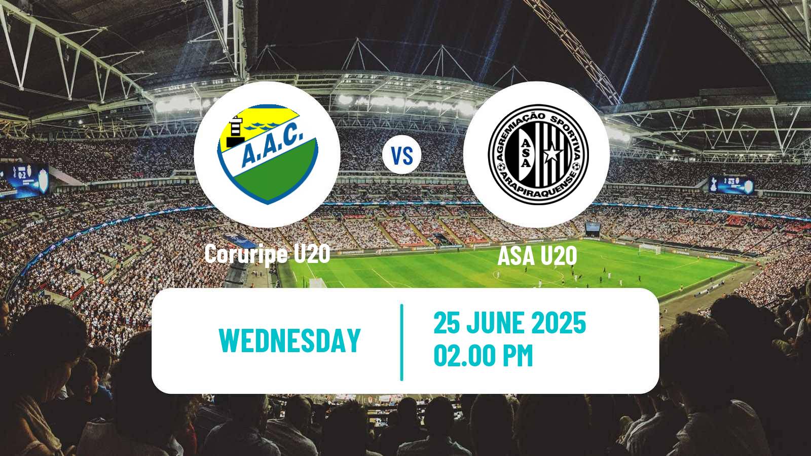 Football Brazilian Alagoano U20 Coruripe U20 - ASA U20