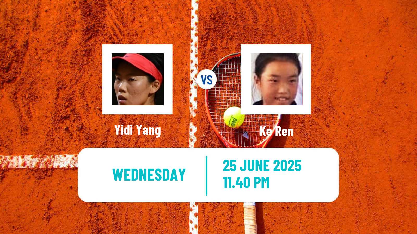 Tennis ITF W15 Maanshan 7 Women Yidi Yang - Ke Ren