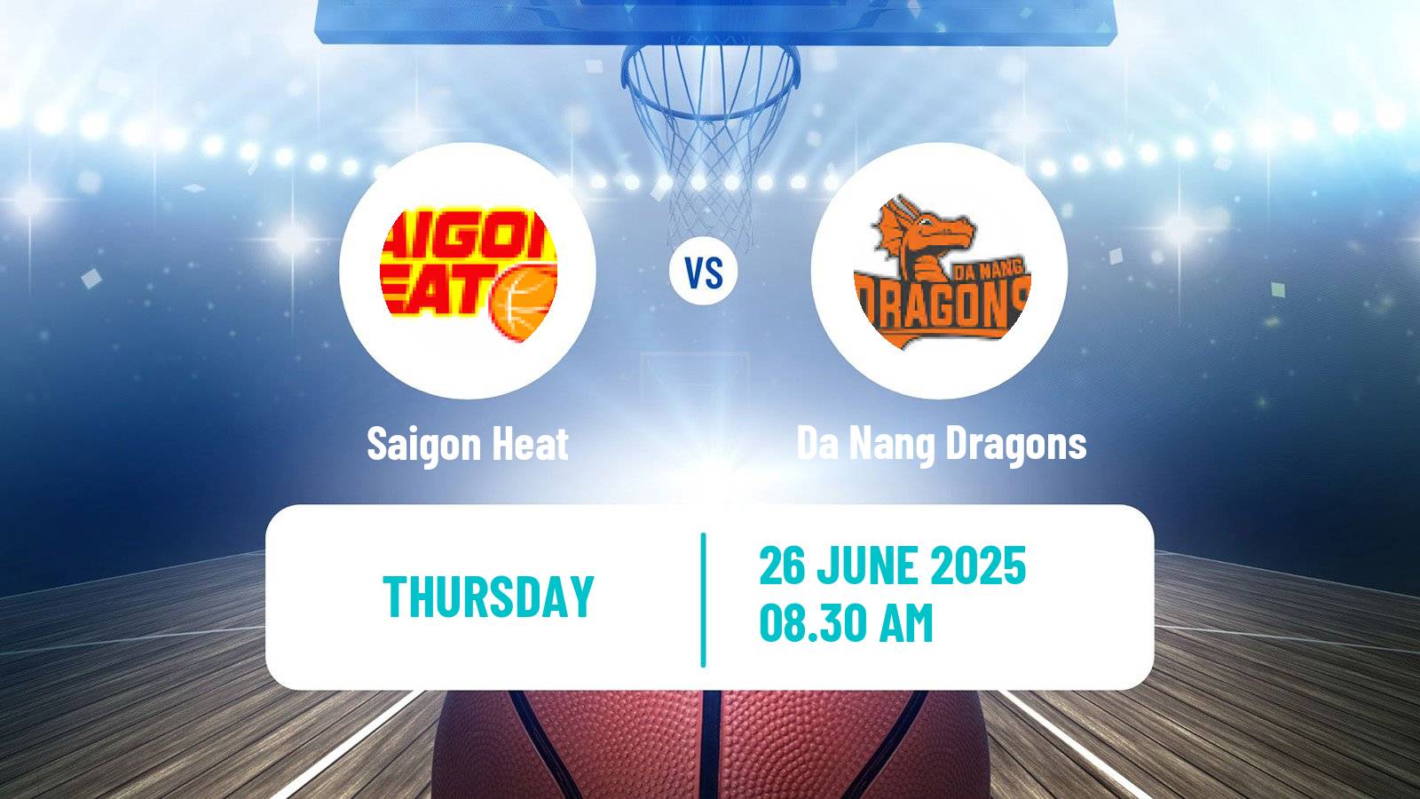 Basketball Vietnamese VBA Saigon Heat - Da Nang Dragons