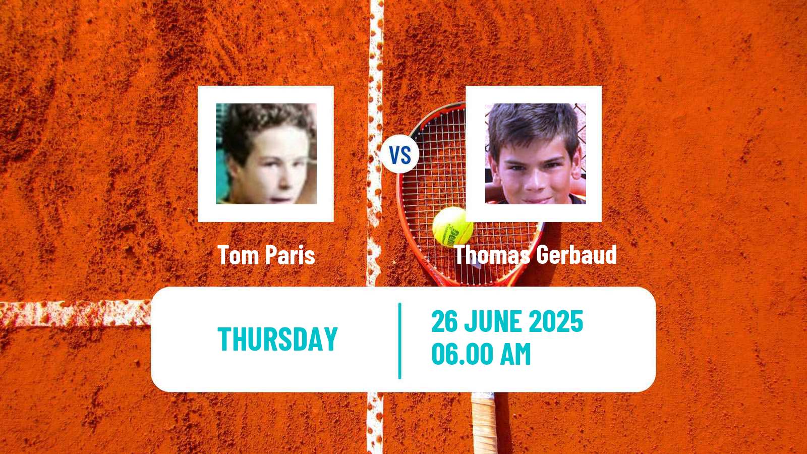 Tennis ITF M25 Montauban Men Tom Paris - Thomas Gerbaud
