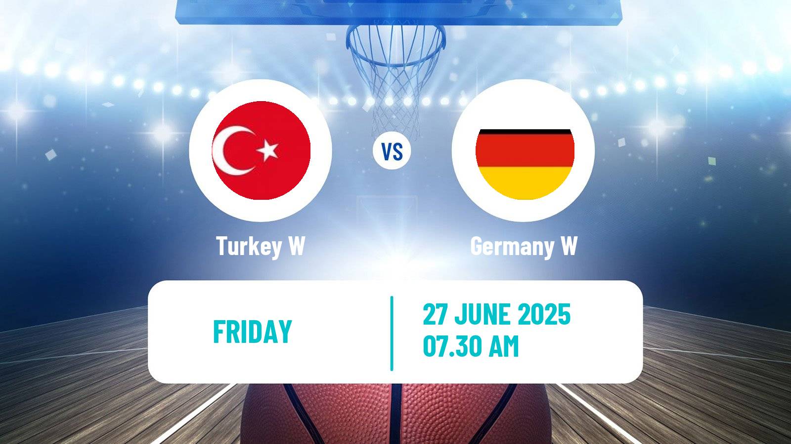 Basketball EuroBasket Women Turkey W - Germany W