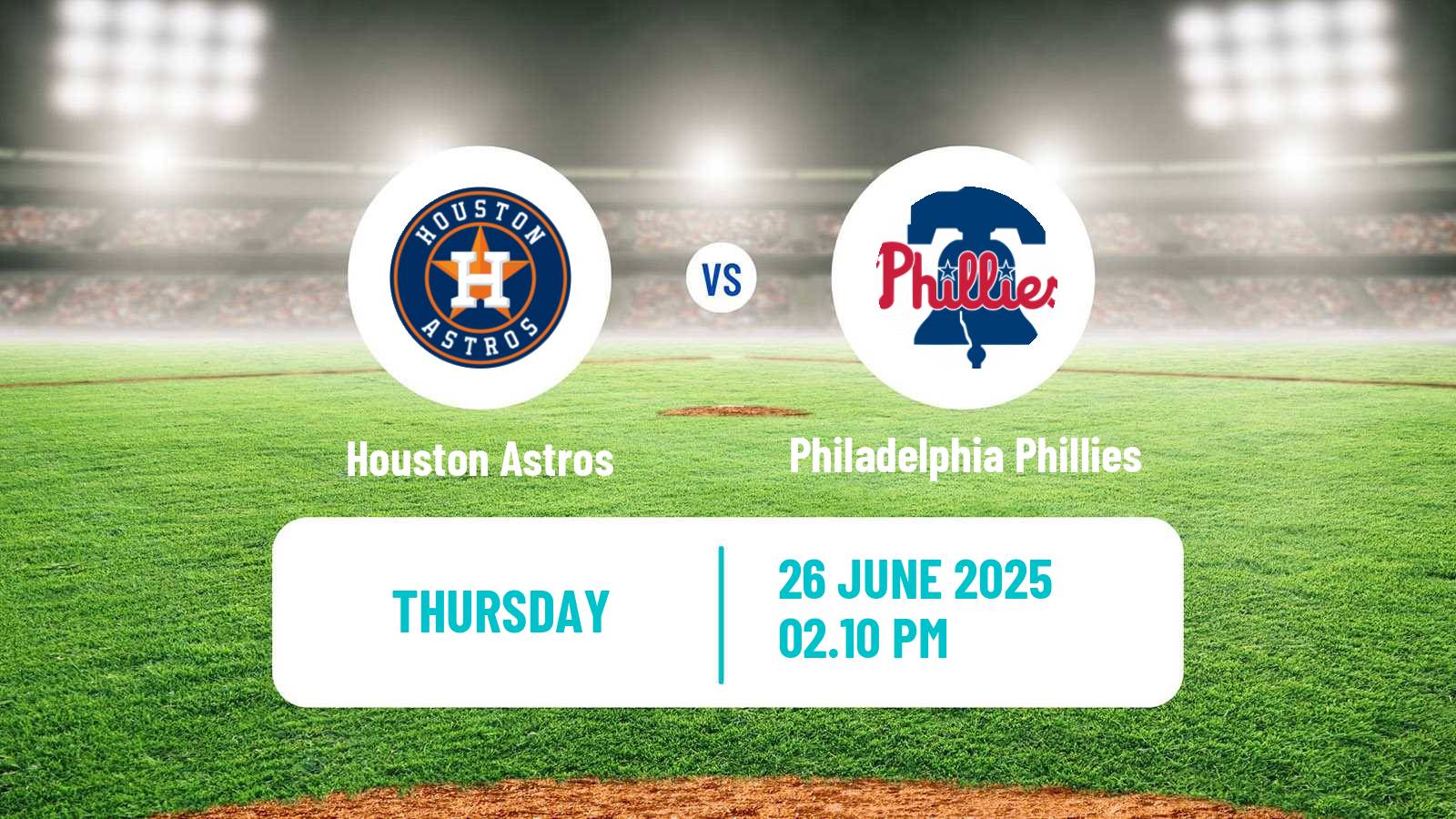 Baseball MLB Houston Astros - Philadelphia Phillies