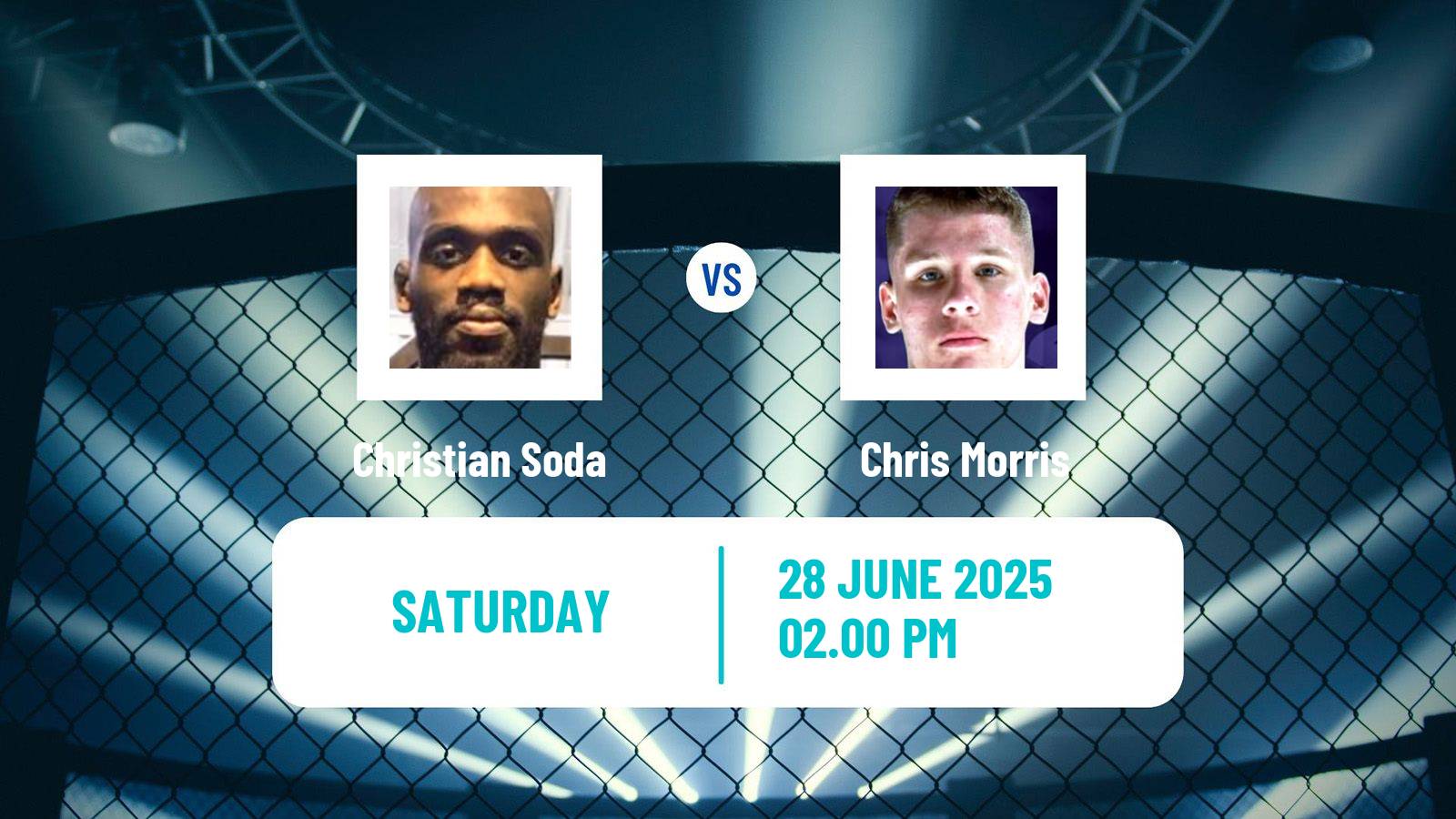 MMA Lightweight Cage Warriors Men Christian Soda - Chris Morris