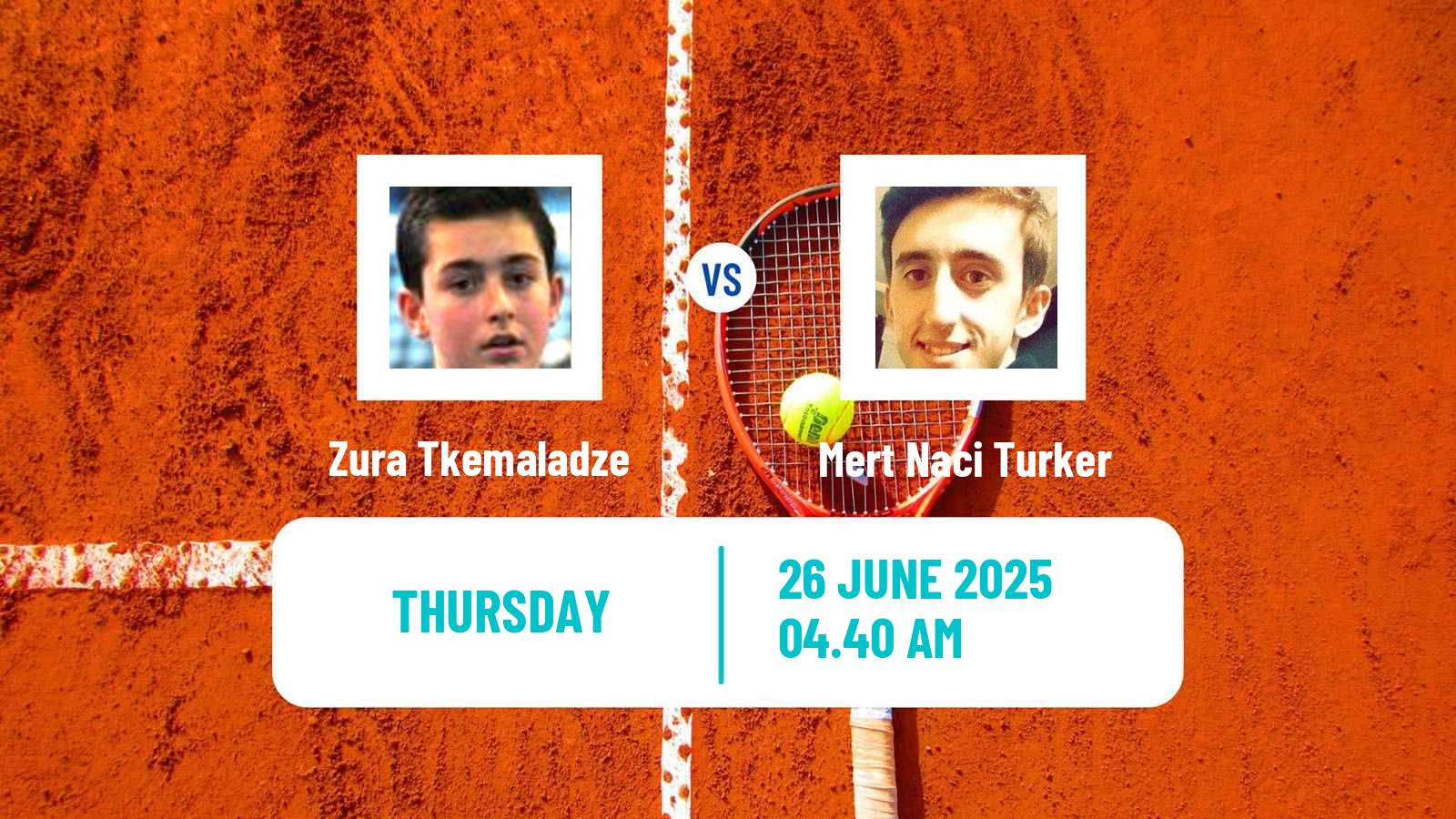 Tennis ITF M15 Kayseri 5 Men Zura Tkemaladze - Mert Naci Turker