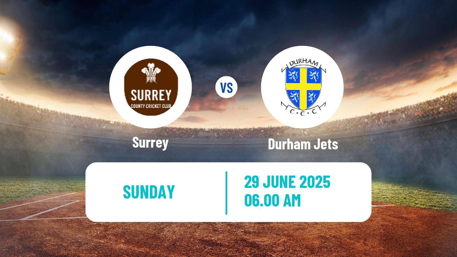 Cricket County Championship One Cricket Surrey - Durham