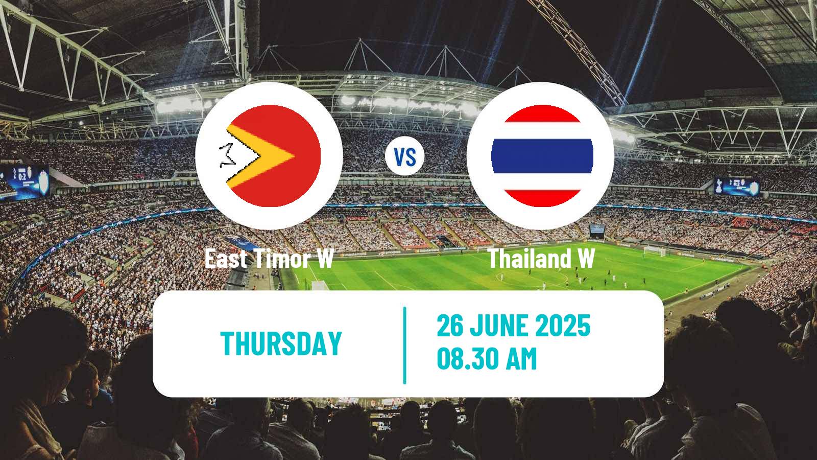 Soccer Asian Cup Women East Timor W - Thailand W