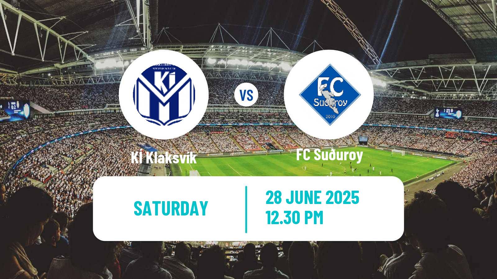 Soccer Faroe Islands Premier League KÍ Klaksvík - Suðuroy