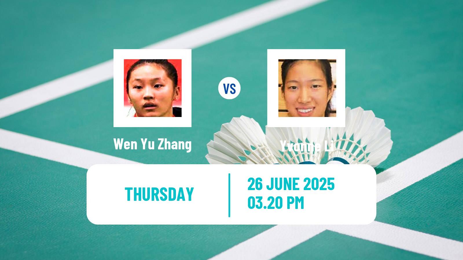 Badminton BWF World Tour Us Open Women Wen Yu Zhang - Yvonne Li