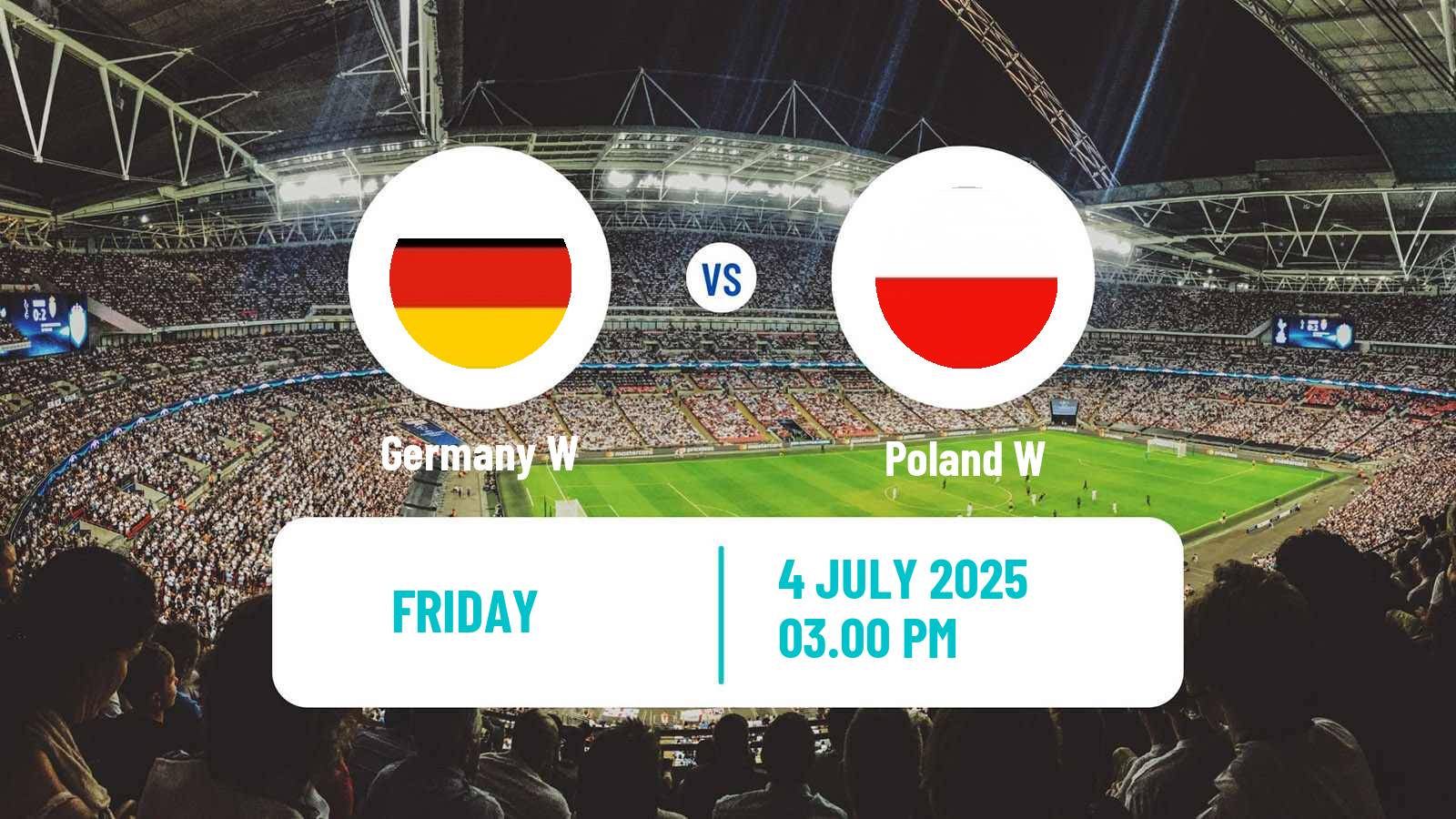 Soccer UEFA Euro Women Germany W - Poland W