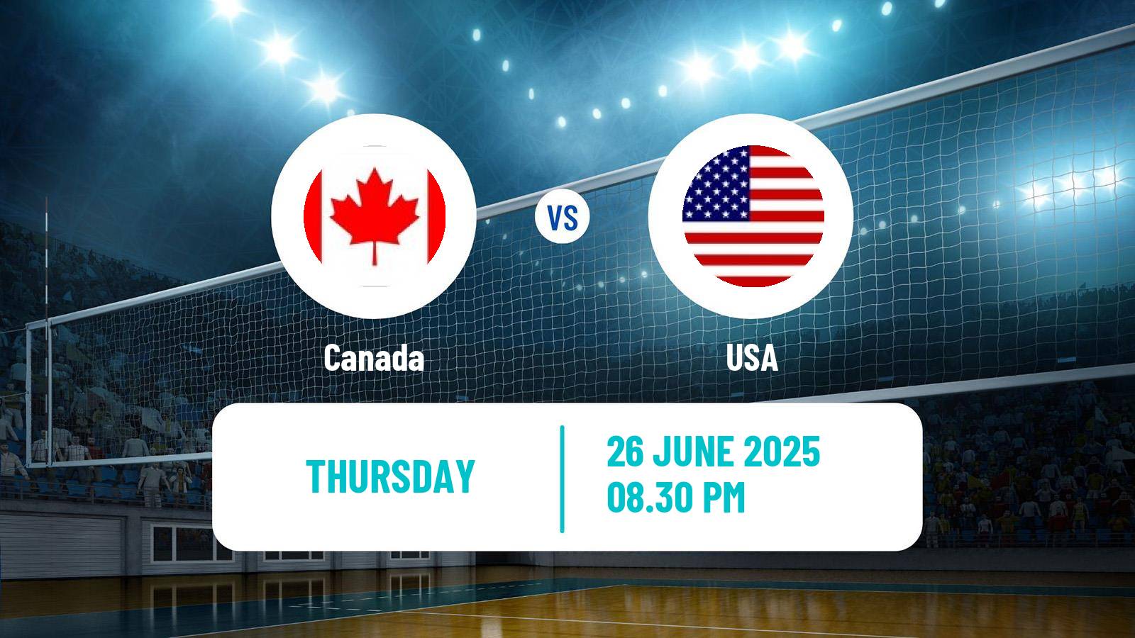 Volleyball Nations League Volleyball Canada - USA