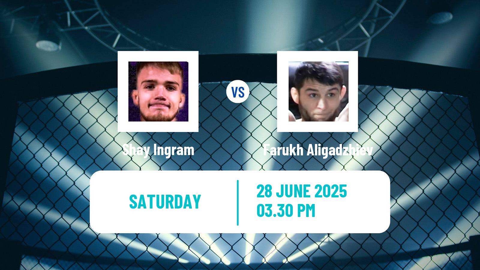 MMA Lightweight Cage Warriors Men Shay Ingram - Farukh Aligadzhiev