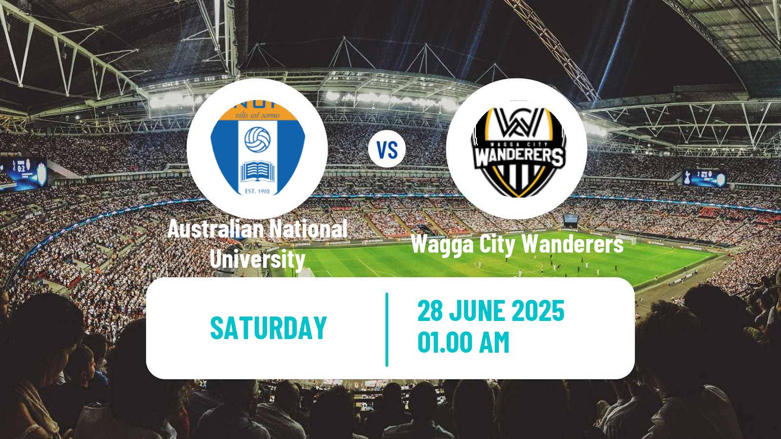 Football Australian Capital Premier League Australian National University - Wagga City Wanderers