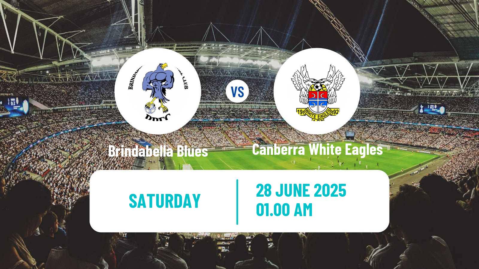  Australian Capital Premier League Brindabella Blues - Canberra White Eagles