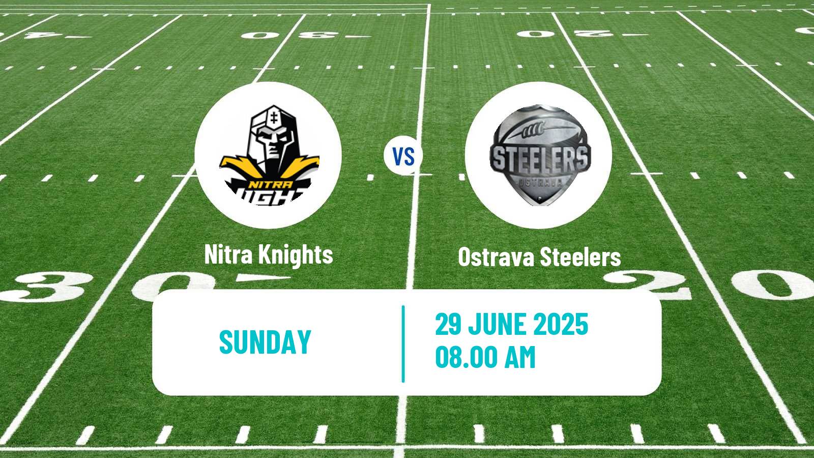 American football Czech CLAF Nitra Knights - Ostrava Steelers
