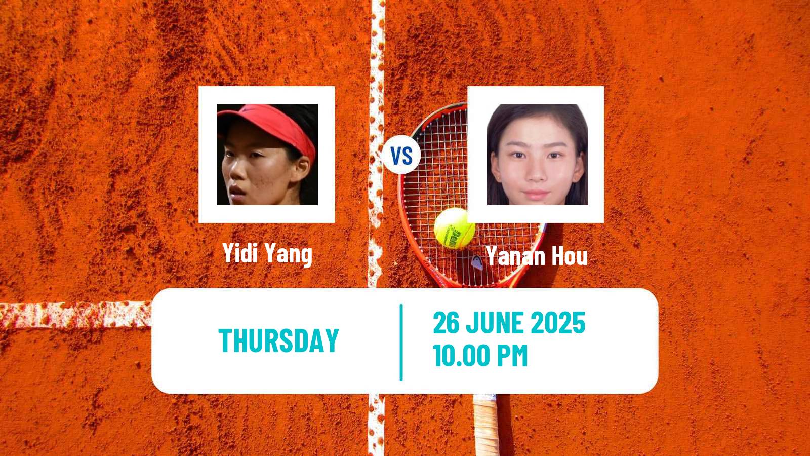 Tennis ITF W15 Maanshan 7 Women Yidi Yang - Yanan Hou
