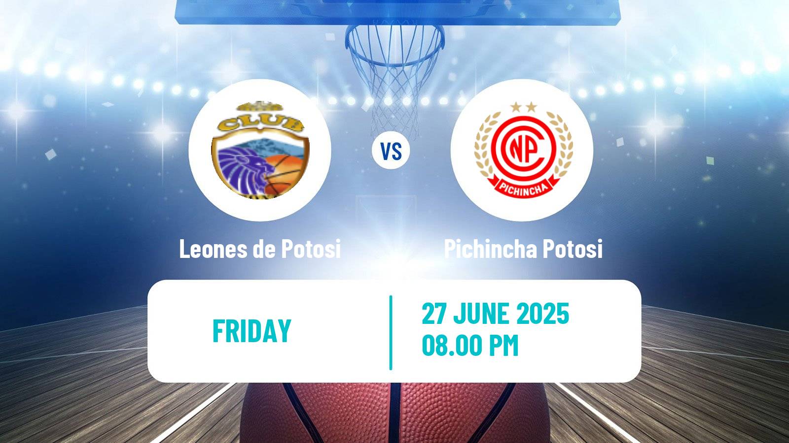 Basketball Bolivian Libobasquet Leones de Potosi - Pichincha Potosi