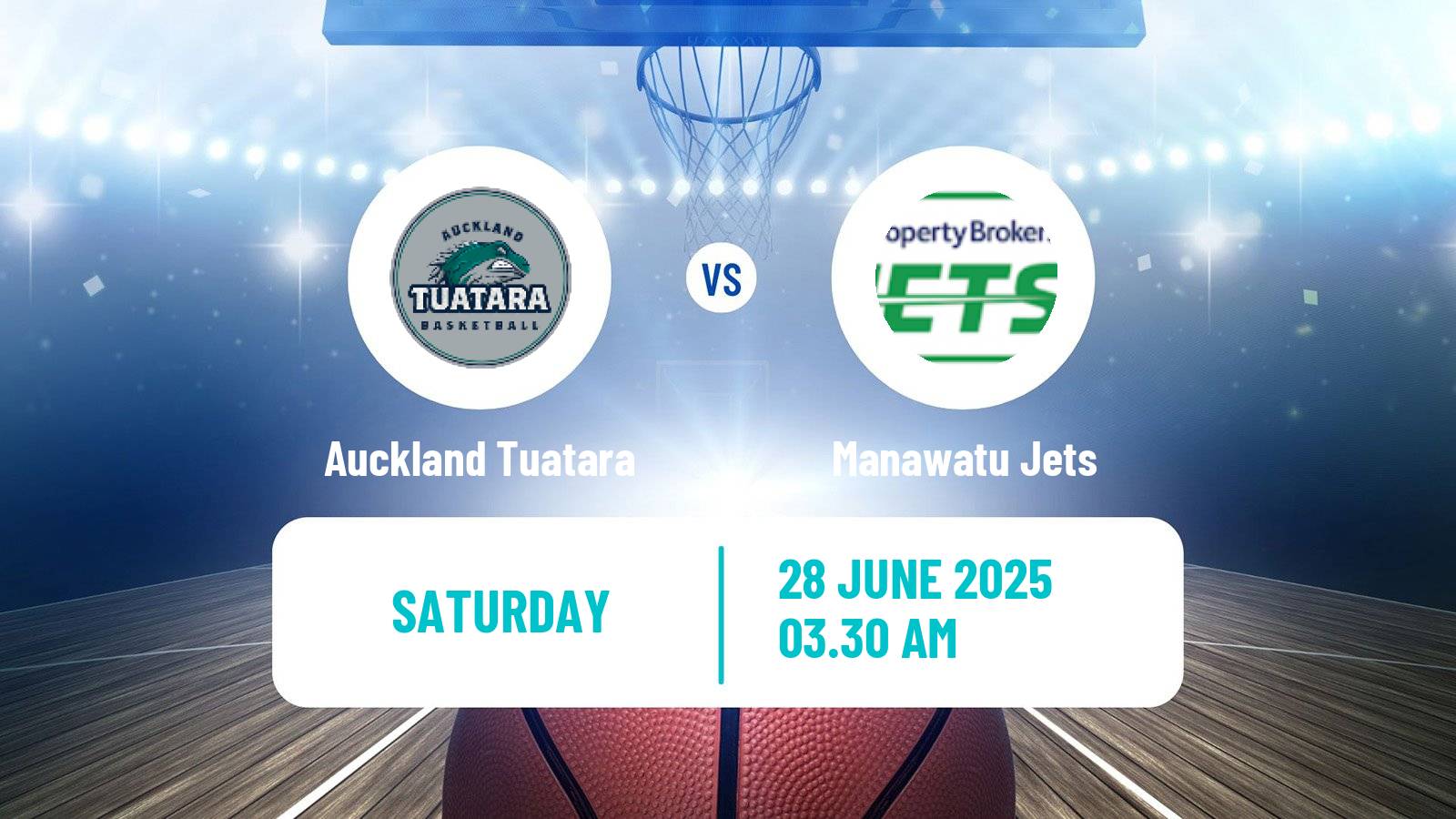 Basketball New Zealand NBL Auckland Tuatara - Manawatu Jets