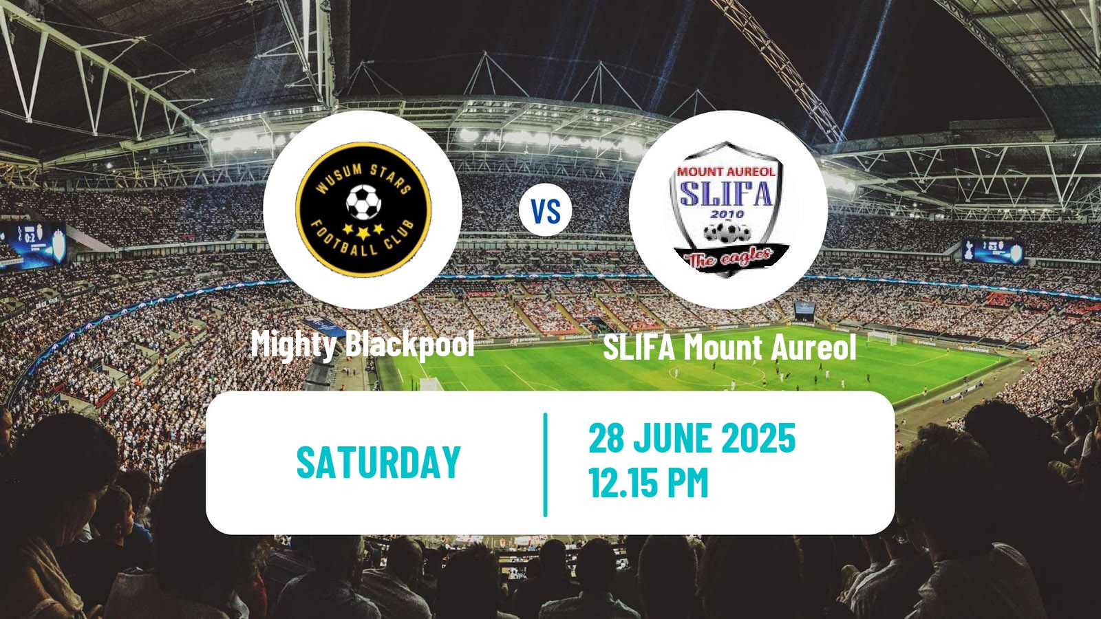 Soccer Sierra Leone Premier League Mighty Blackpool - SLIFA Mount Aureol