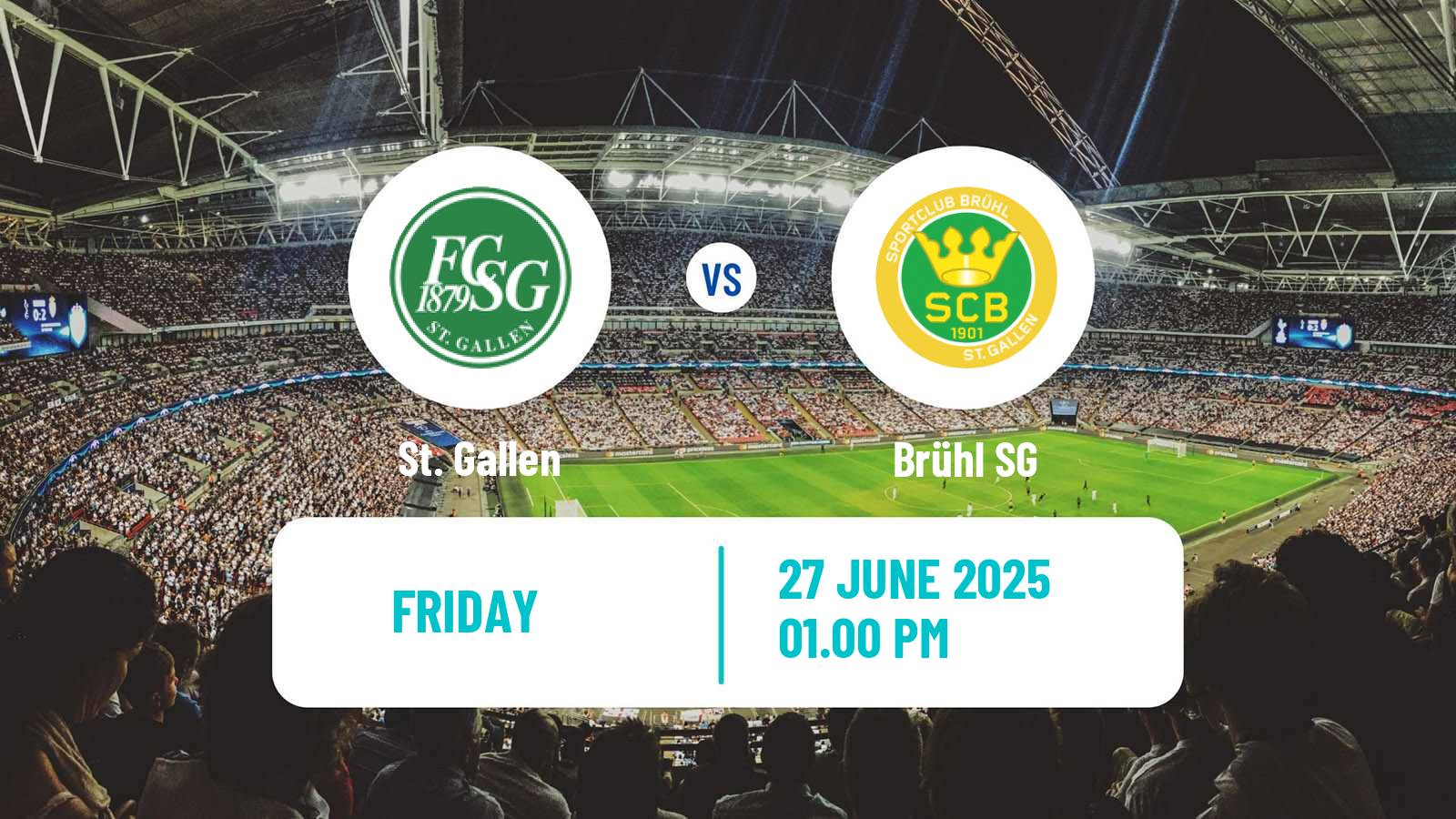 Football Club Friendly St. Gallen - Brühl