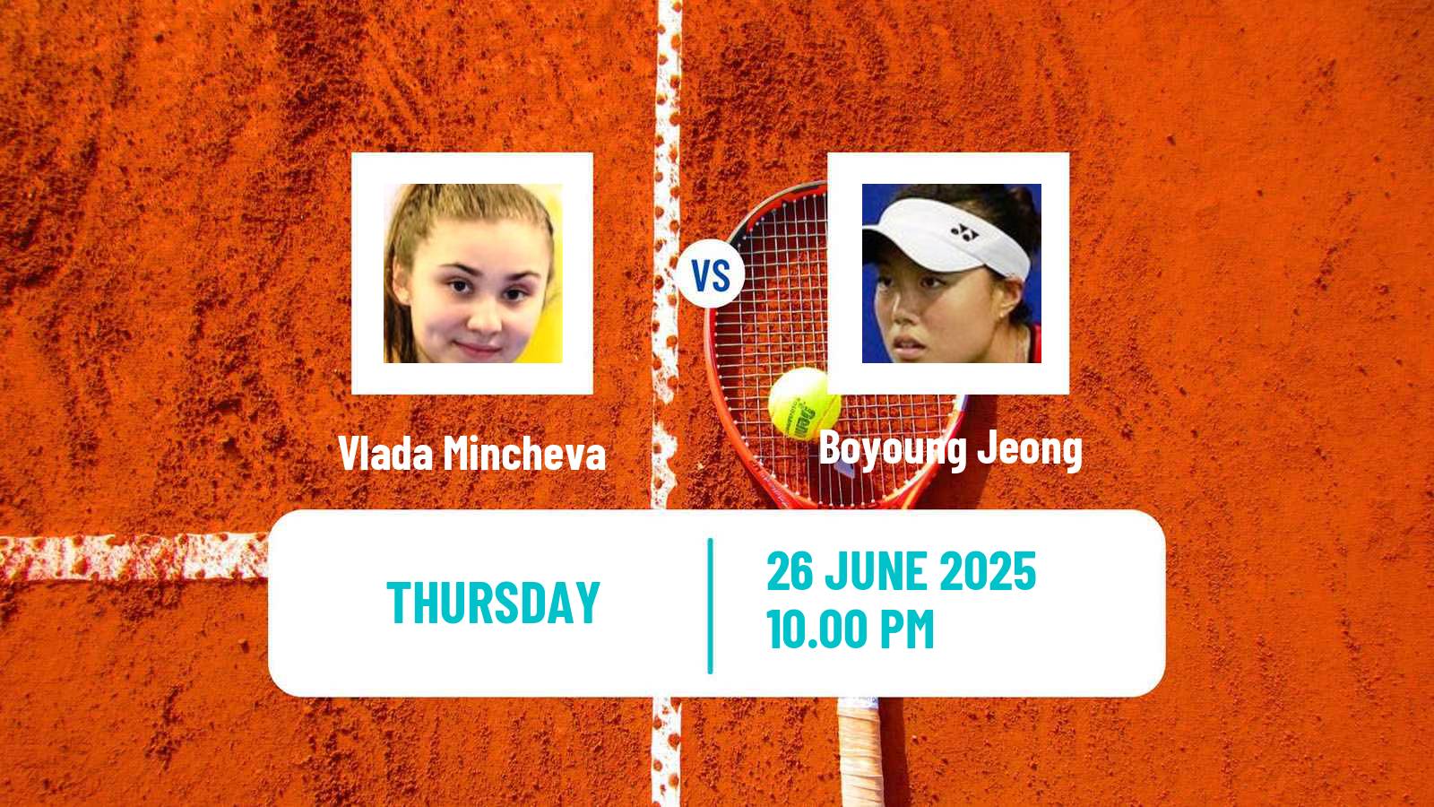 Tennis ITF W15 Hong Kong Women Vlada Mincheva - Boyoung Jeong