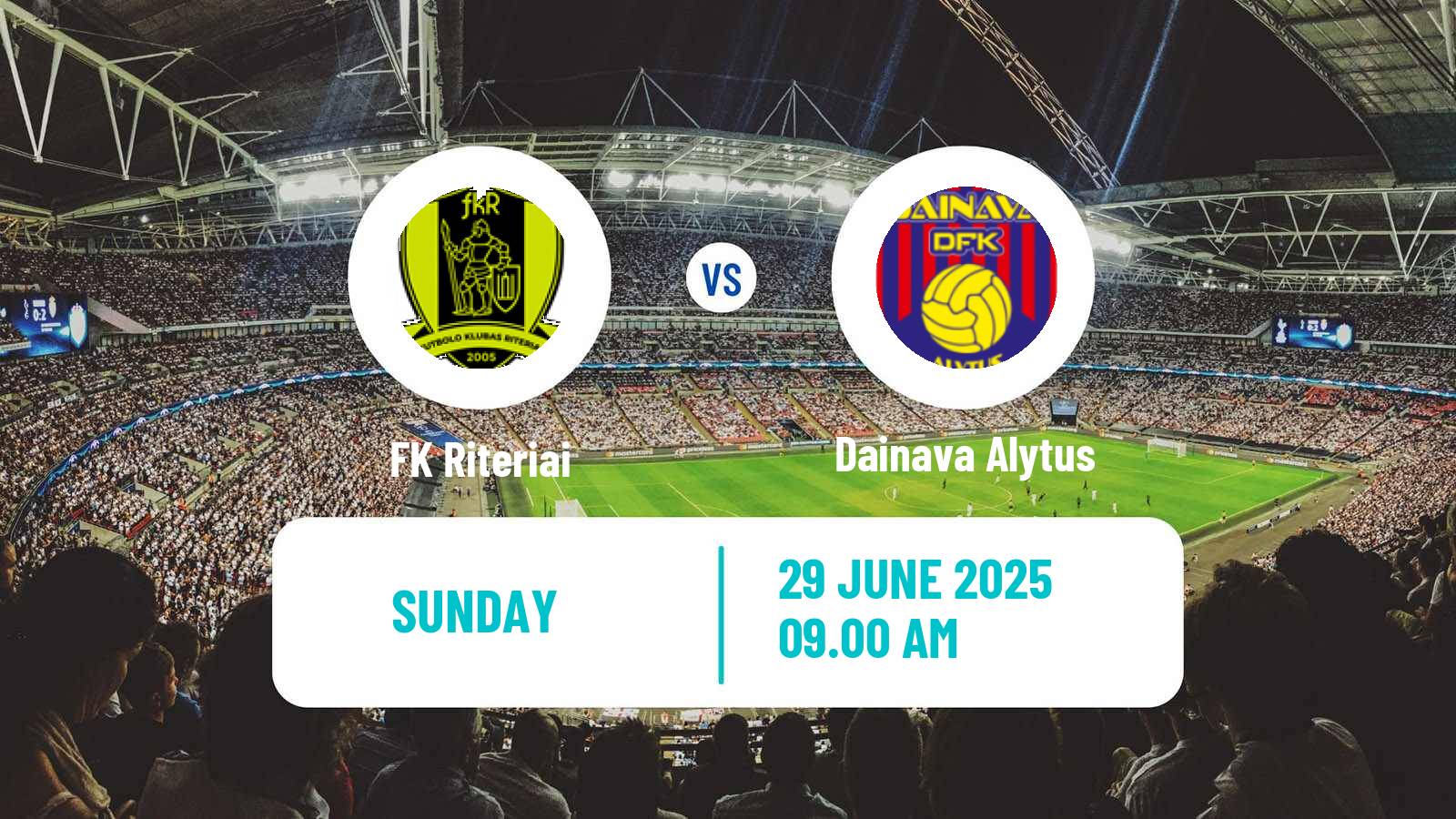 Soccer Lithuanian A Lyga Riteriai - Dainava Alytus
