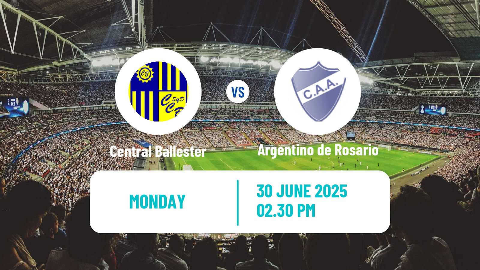Soccer Argentinian Primera C Central Ballester - Argentino de Rosario