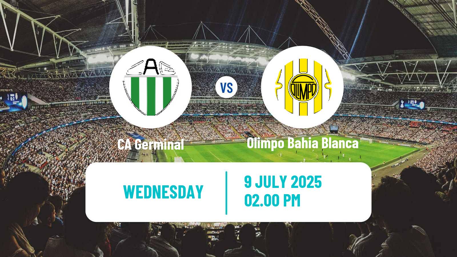 Soccer Argentinian Torneo Federal Germinal - Olimpo Bahia Blanca