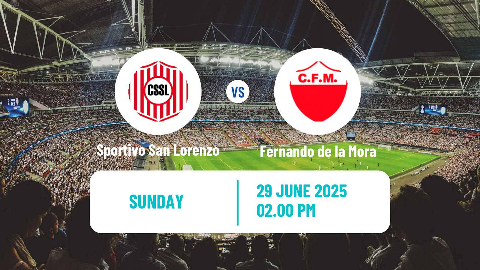 Soccer Paraguayan Division Intermedia Sportivo San Lorenzo - Fernando de la Mora