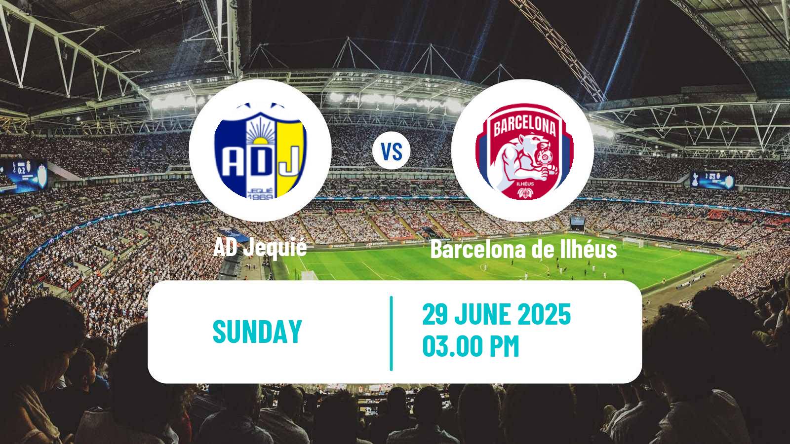 Soccer Brazilian Serie D Jequié - Barcelona de Ilhéus