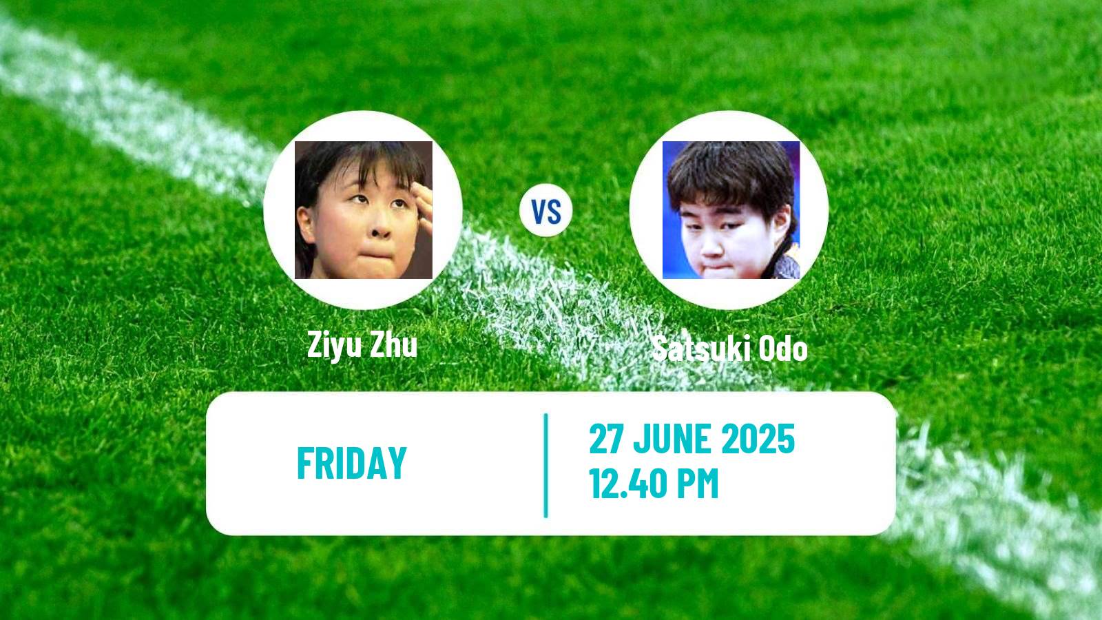 Table tennis Wtt Contender Zagreb Women Ziyu Zhu - Satsuki Odo