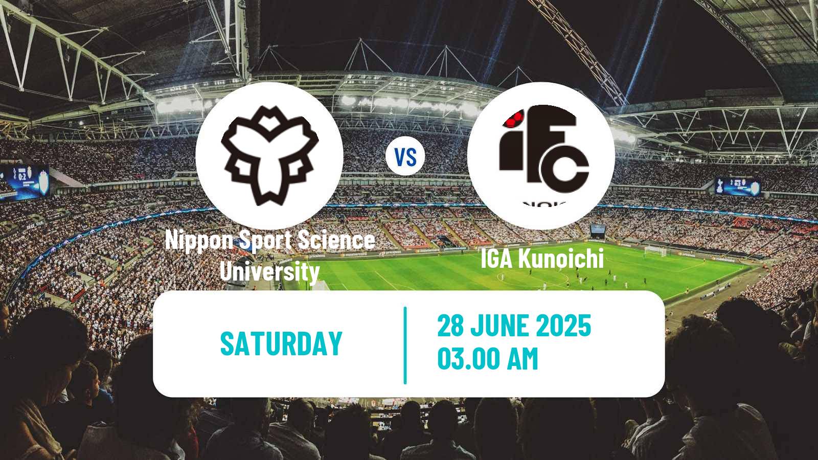 Soccer Japan Nadeshiko League Women Nippon Sport Science University - IGA Kunoichi