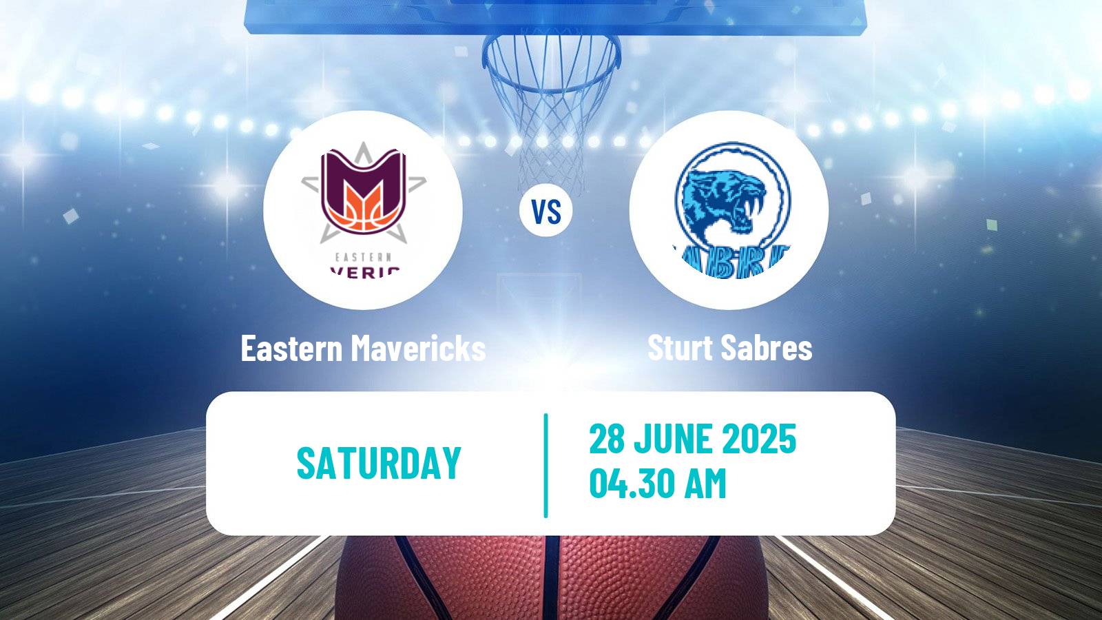 Basketball Australian NBL1 Central Women Eastern Mavericks - Sturt Sabres