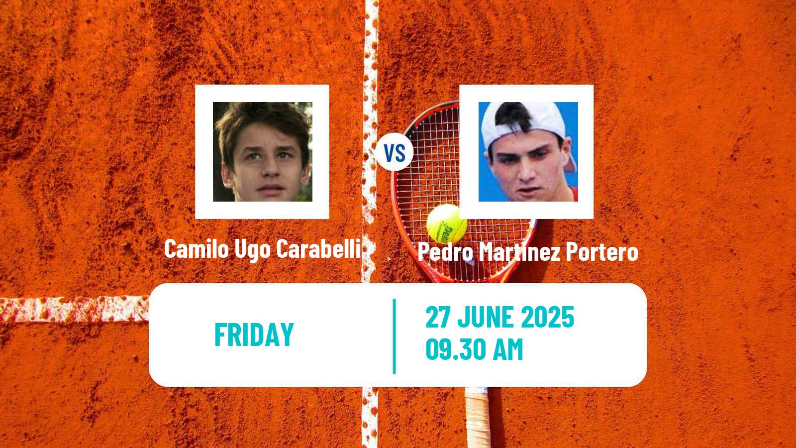 Tennis Exhibition Boodles Challenge Men Camilo Ugo Carabelli - Pedro Martinez Portero