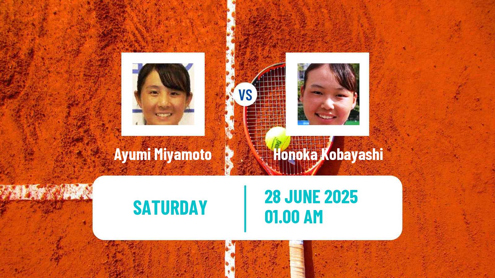 Tennis ITF W15 Sapporo 2 Women Ayumi Miyamoto - Honoka Kobayashi