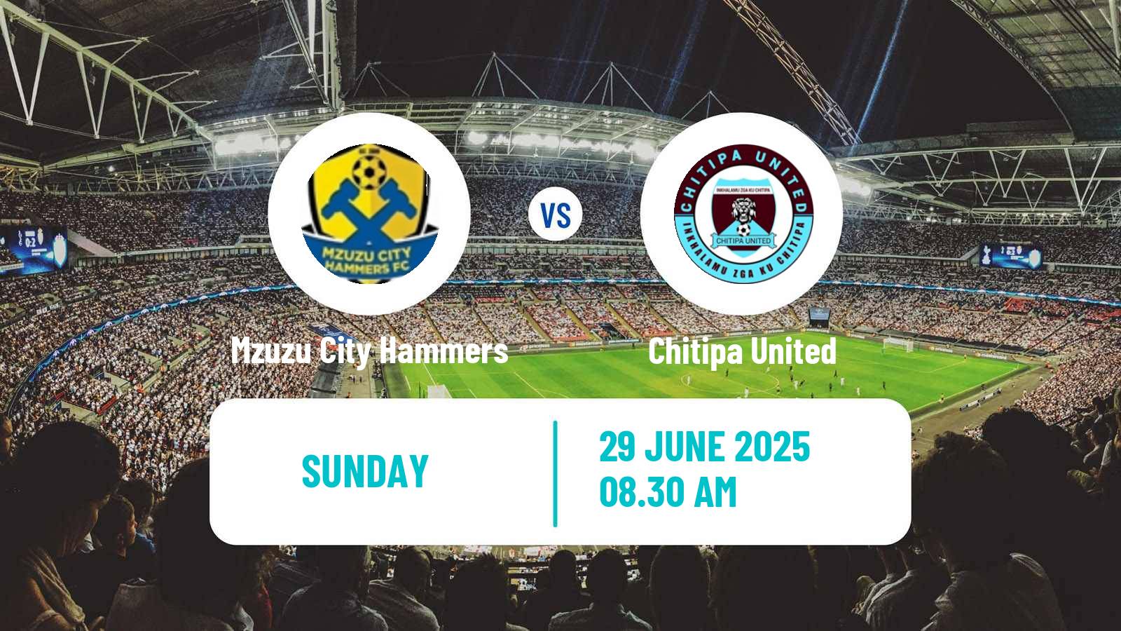 Soccer Malawi Premier Division Mzuzu City Hammers - Chitipa United