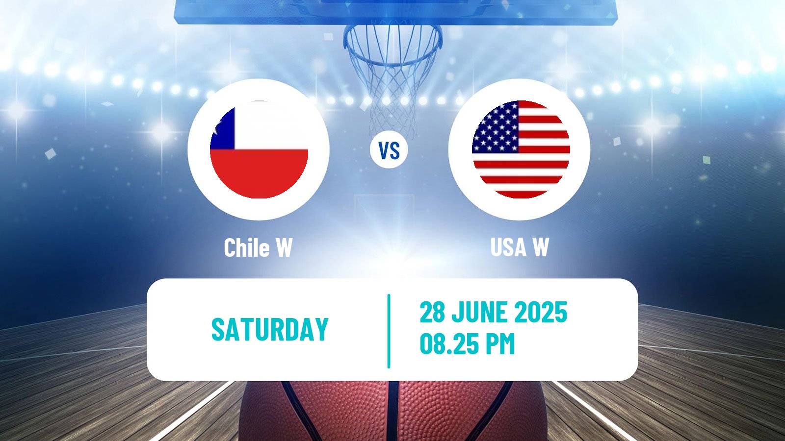 Basketball AmeriCup Basketball Women Chile W - USA W