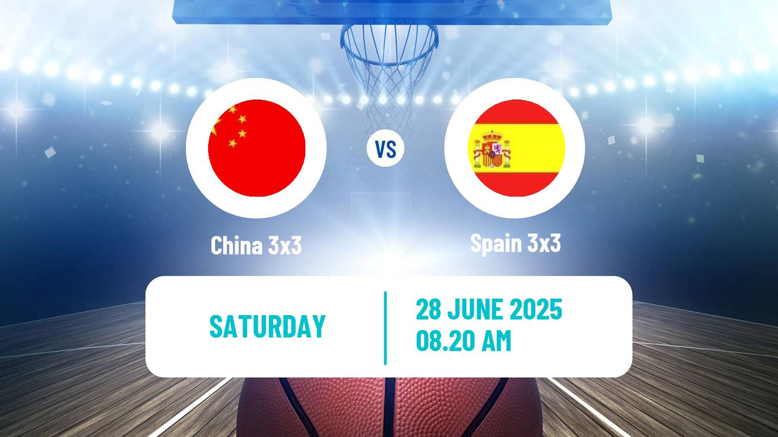 Basketball World Cup Basketball 3x3 China 3x3 - Spain 3x3