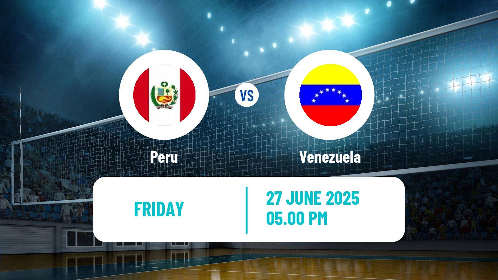 Volleyball Copa America Volleyball Peru - Venezuela