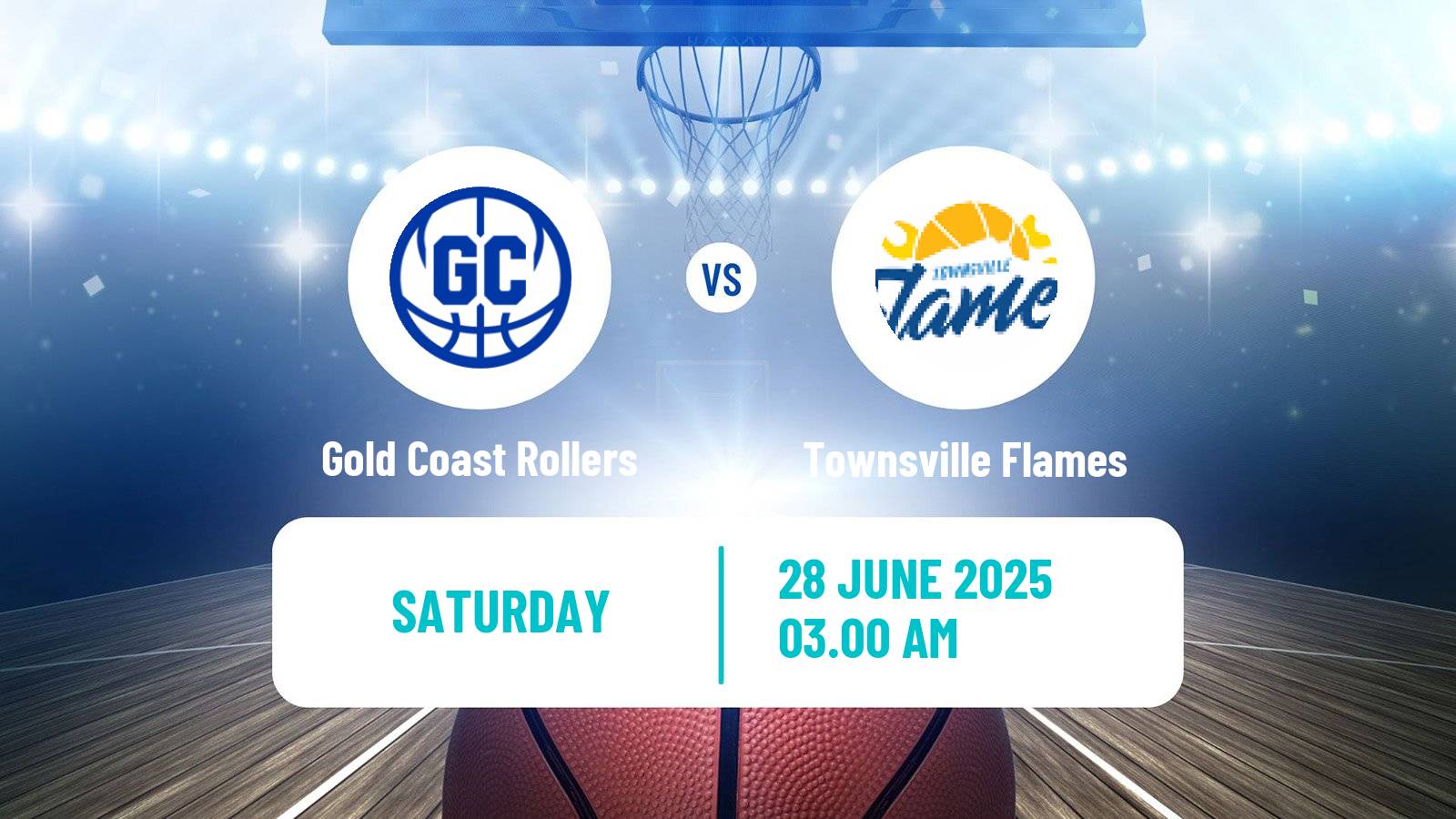 Basketball Australian NBL1 North Women Gold Coast Rollers - Townsville Flames
