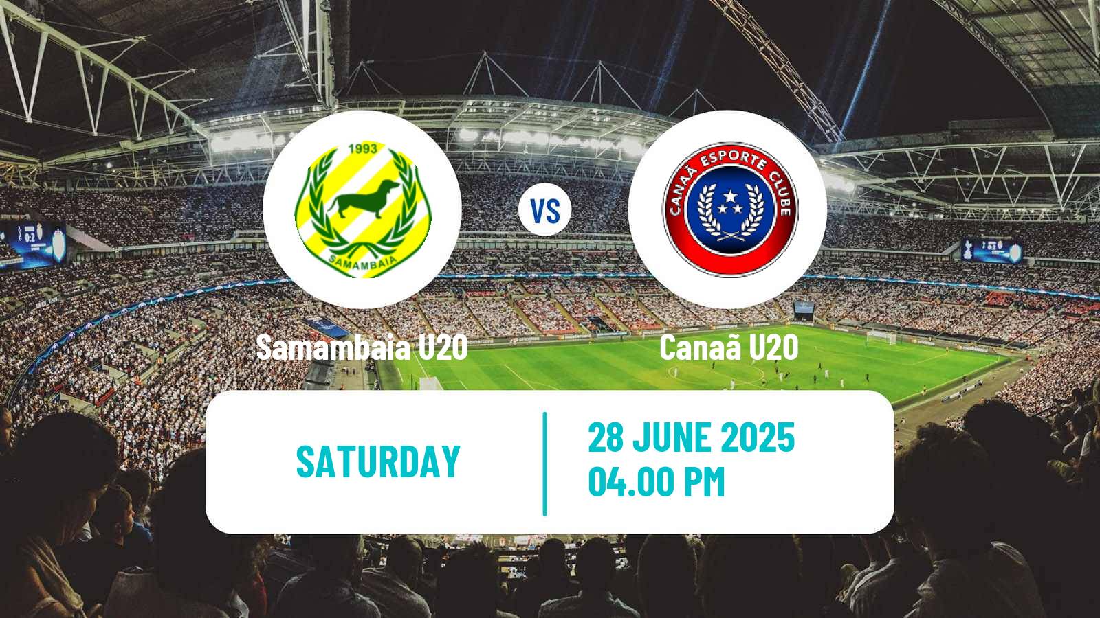 Soccer Brazilian Brasiliense U20 Samambaia U20 - Canaã U20