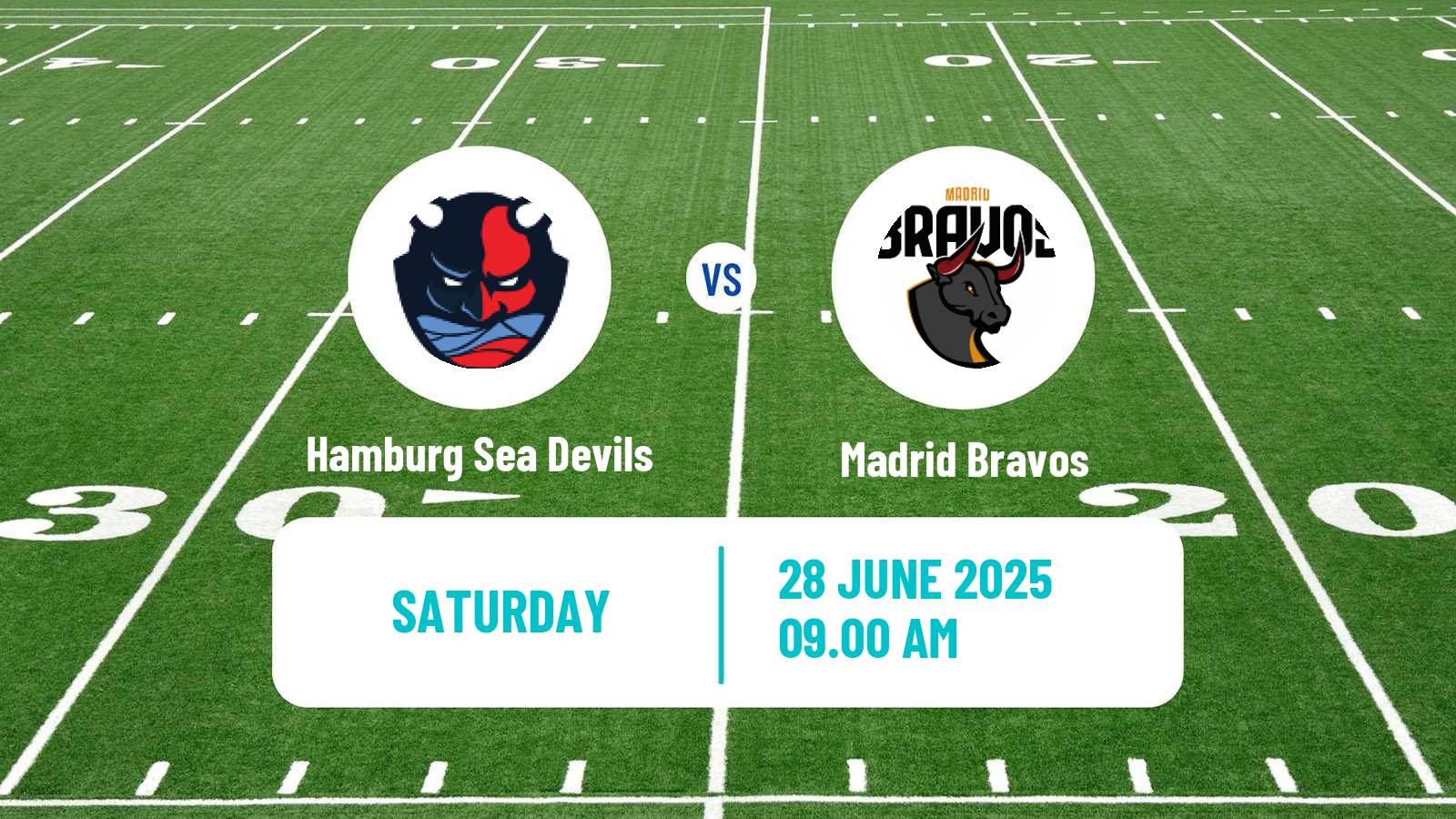 American football European League of American Football Hamburg Sea Devils - Madrid Bravos