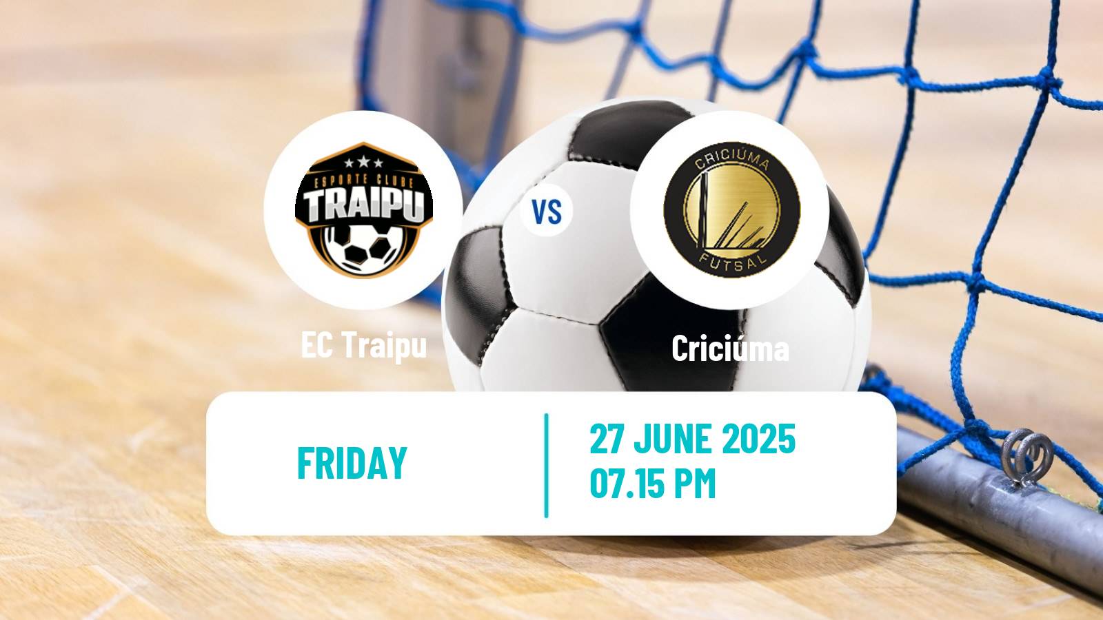 Futsal Brazilian Campeonato Brasileiro Futsal Traipu - Criciúma