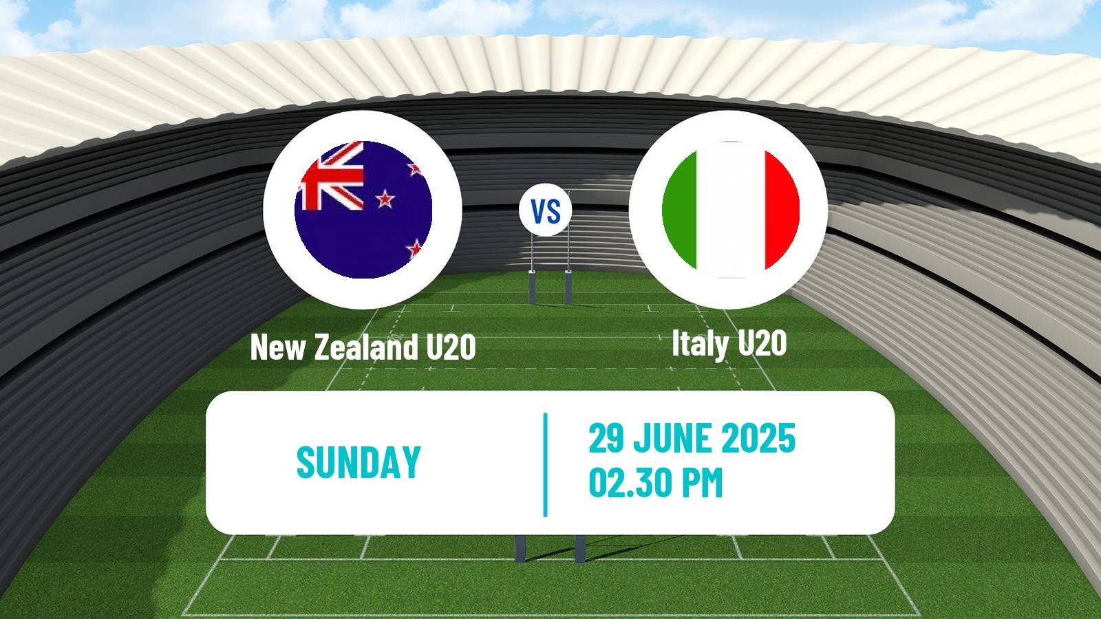 Rugby union World Championship U20 Rugby Union New Zealand U20 - Italy U20