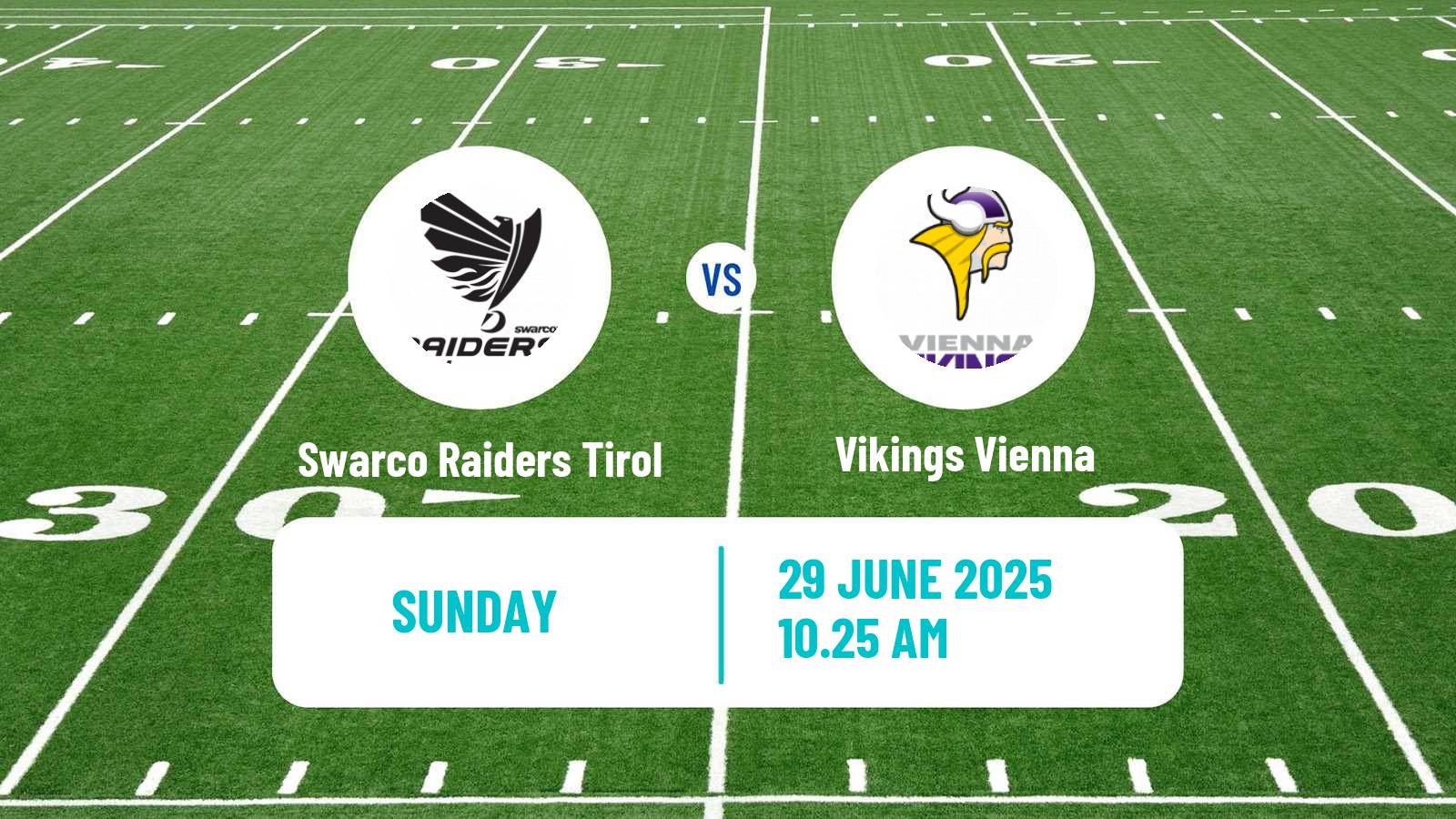 American football European League of American Football Swarco Raiders Tirol - Vikings Vienna