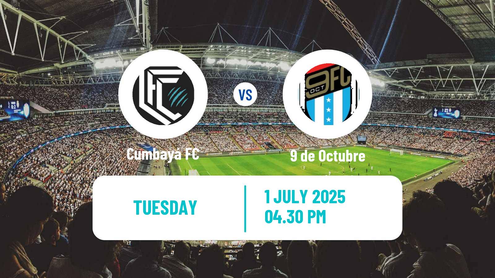 Football Ecuadorian Serie B Cumbayá - 9 de Octubre