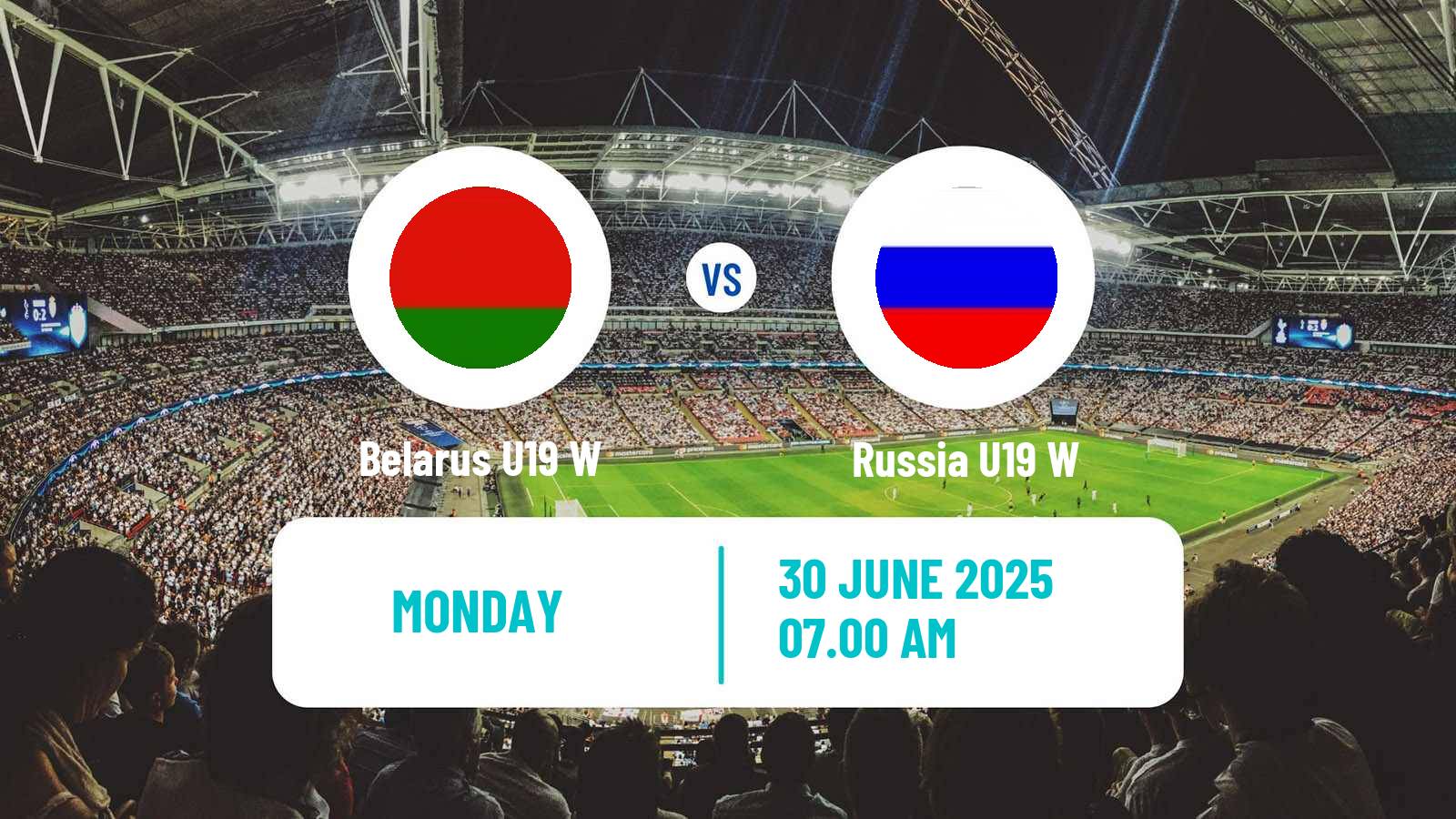 Football Friendly International Women Belarus U19 W - Russia U19 W